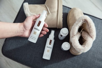 Обновление цвета обуви из замши и нубука.