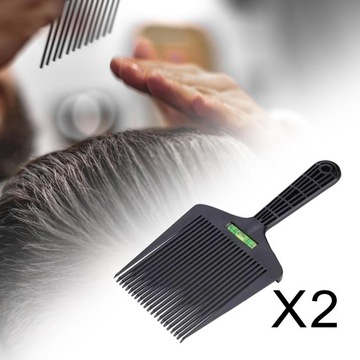 2 шт. расческа с плоской направляющей, инструмент для прически, расческа с длинной ручкой, расческа с плоской головкой