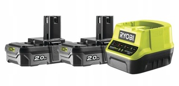 RYOBI WIERTARKO-WKRĘTARKA 2x2Ah +SKRZYNKA +WIERTŁA