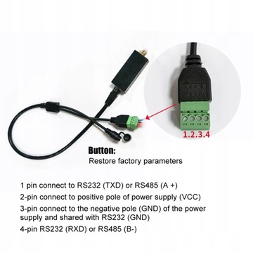 РАЗЪЕМЫ WIFI МОДУЛИ ПОСЛЕДОВАТЕЛЬНЫЙ СЕРВЕР RS485