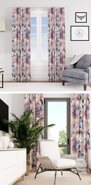 GOTOWE ZASŁONY NA ŻABKI 140x240 ZASŁONA NA TAŚMIE 107