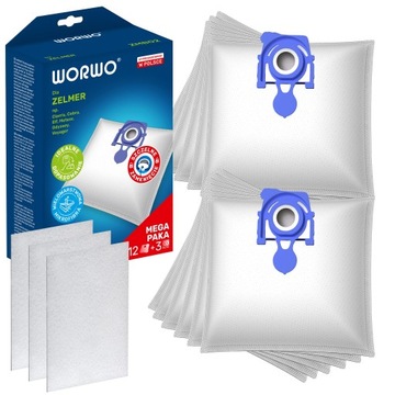 12x WORKI DO ZELMER ANTEK ZVC3506B ZVC3501T
