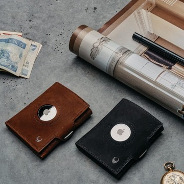 DONBOLSO Air Wallet Тонкий коричневый кошелек