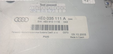 AUDI A6 C6 CD-ЧЕЙНДЖЕР 4E0035111A