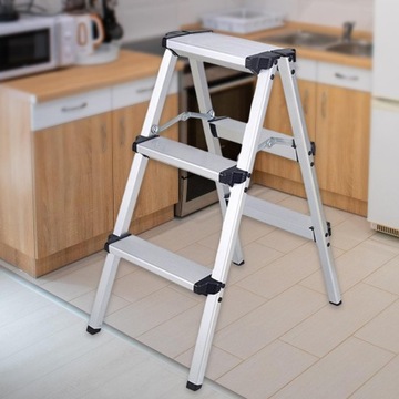 Stepladder Wide Pedal Uniwersalny składany
