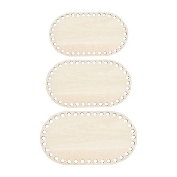 Drewniany kosz na dole szydełkowa podstawa kosza dziewiarskie rzemiosło dekoracyjne do domu