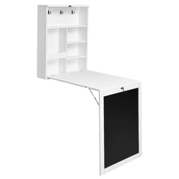 Biurko Costway 75 cm x 60 cm x 15,8 cm biały