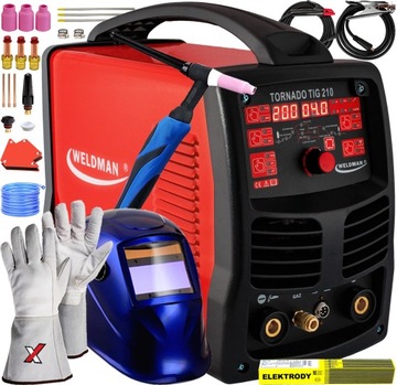 SPAWARKA WELDMAN TORNADO 210 AC/DC MMA PULS 230V