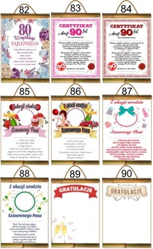 ДИПЛОМ подарок на день рождения 18 30 40 50 60 70 80 90