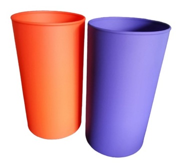 Высокая стеклянная ваза CYLINDER PURPLE матовая
