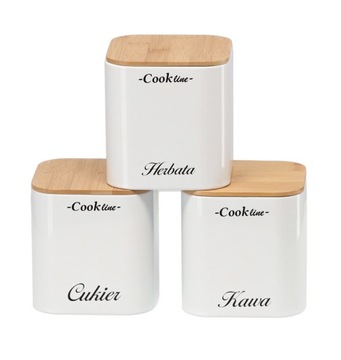 Эмалированная хлебница с бамбуковой крышкой. Контейнеры.