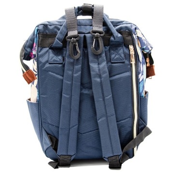 Рюкзак для папы для папы для подгузников сумки для аксессуаров цветы для тележки + крючки