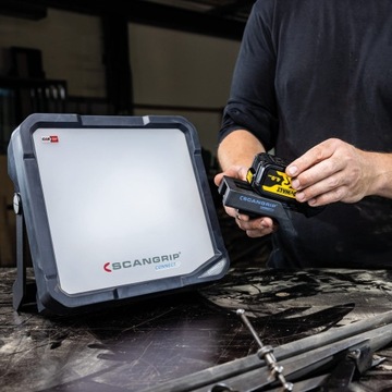 Безбликовая лампа SCANGRIP 4000лм VEGA 4 CONNECT на аккумуляторе CAS DEWALT 18В