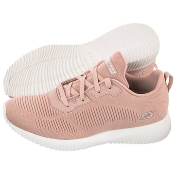 Buty Damskie Sportowe Sneakersy Skechers Bobs Squad Natural 32504/NUDE