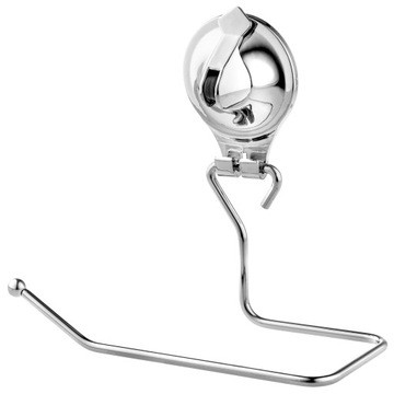 UCHWYT WIESZAK NA PAPIER TOALETOWY Z PRZYSSAWKĄ