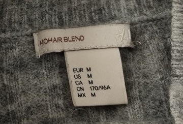 H&M SWETER WEŁNA MOHER 38 M