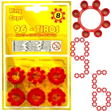 KAPISZONY NA DYSKACH NABOJE SPŁONKA KORKI GONHER 96 8-STRZAŁOWE NIEMIECKIE