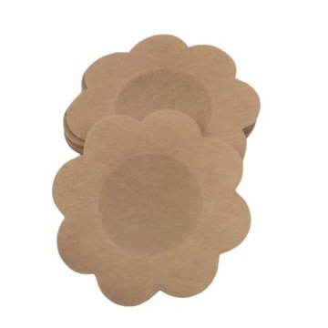 Наклейки на соски, пластыри на соски, накладки на соски, наклейки на грудь, БЕЖЕВЫЙ