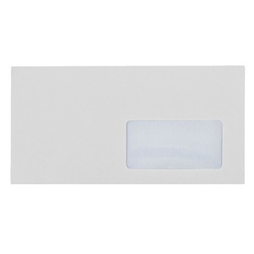 Koperty z okienkiem BIAŁE SK DL 110 x 220 mm 1000
