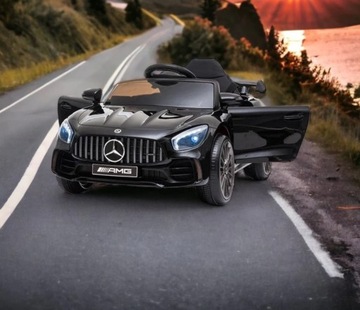 MERCEDES GT АККУМУЛЯТОРНЫЙ АВТОМОБИЛЬ, КОЖА + РЕЗИНА + ДИСТАНЦИОННОЕ УПРАВЛЕНИЕ