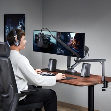 Студийная низкопрофильная микрофонная стойка Spacetronik SPA101B