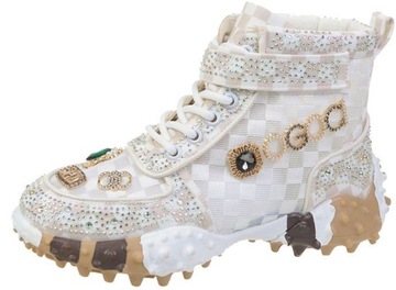 SNEAKERSY Z BIŻUTERIĄ GLAMOUR alladies AS4714