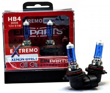ŻARÓWKI 2xHB4 12V 55W EXTREMO 100% XENON LOOK BLUE