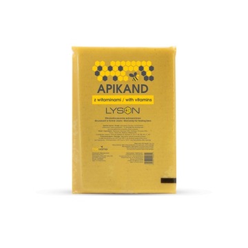 Apikand z WITAMINAMI 5x1kg ciasto wiosenna karma APIKAND z WITAMINAMI