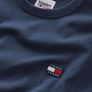 TOMMY HILFIGER KOSZULKA MĘSKA T-SHIRT TJM CLSC TOMMY BADGE GRANATOWA r.M