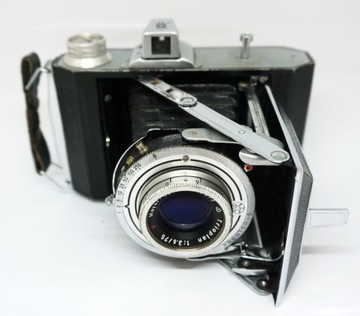 Aparat Rheinmetall VEB Weltax + Meyer Optik Trioplan rzadkość. + futerał