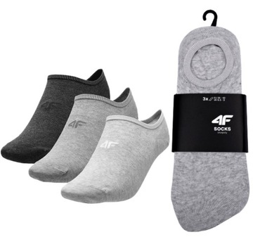 4F skarpety stopki mikrostopki krótkie 3PAK 43-46