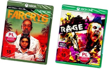 Far Cry 6 + RAGE 2 XO XSX ZESTAW 2 GRY NOWE Pudełkowe PO POLSKU