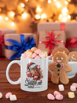 Рождественская кружка РОЖДЕСТВЕНСКИЕ КАЛОРИИ - ЖЕНЩИНЫ