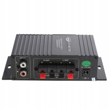 Черный алюминиевый автомобильный усилитель Bluetooth
