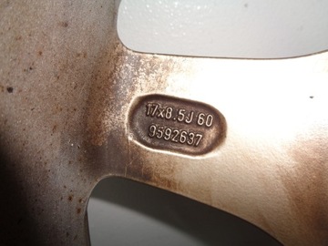 DISK HLINÍK CHEVROLET OE C5 8.5" X 17" 5X120 ET 60