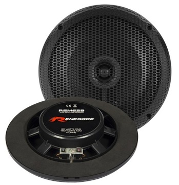 Głośniki wodoodporne Renegade RSM62B rozmiar 165mm moc 80W płytki montaż