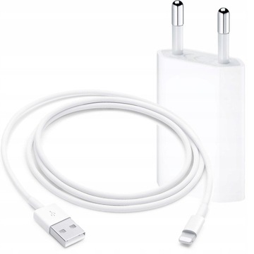 USB-ЗАРЯДНОЕ УСТРОЙСТВО + КАБЕЛЬ 1 М для IPHONE 5 6 7 8 Plus X XR XS 11 12 13 14 Pro Max