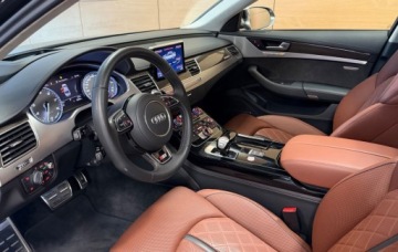 Audi A8 D4 2014 Audi S8 salon Polska ASO FV 23 R CARS Warszawa 4.0 Benzyna 520KM, zdjęcie 13
