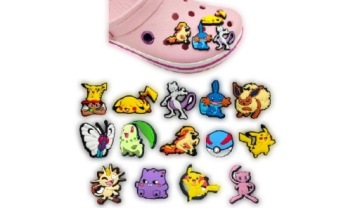 CROCS Шпильки для обуви Пикачу 14 шт №3