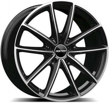 GMP TITAN 11.5X22 5X130 ET61/71.6 CZARNY/POLER