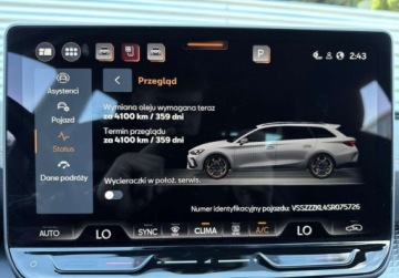 Cupra Leon II Sportstourer Facelifting 1.5 eTSI MHEV 150KM 2025 Cupra Leon Sportstourer 1.5eTSI mHEV DSG 150KM Gwarancja LED Kamera ACC Fu, zdjęcie 30