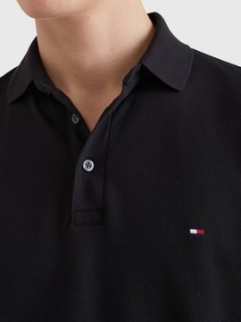 Koszulka Meska Polo Czarna TOMMY HILFIGER | ROZMIAR XXL