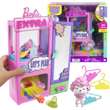 ZESTAW LALKA BARBIE SZAFA KREATOR STYLU + 20 AKC.