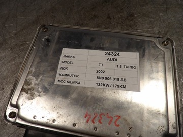 AUDI TT 8N JEDNOTKA ŘÍZENÍ 8N0906018AB 0261207027