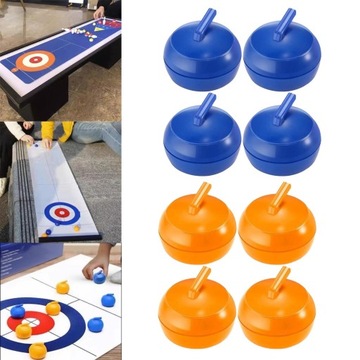 8 szt. Gra stołowa Curling Podróże Zajęcia na świeżym powietrzu Mini gry stołowe