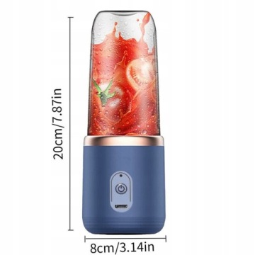 USB-БЛЕНДЕР ДЛЯ СОКА С 6 ЛЕЗВИЯМИ И АККУМУЛЯТОРОМ ЕМКОСТЬЮ 1500 МАЧ