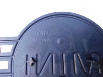 MINI ONE III COOPER S CABRIO ZNAKY ZNAK LOGO KAPOTY ČERNÁ