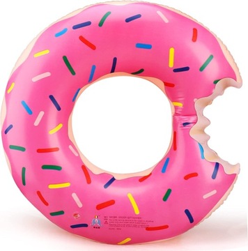 НАДУВНОЕ КОЛЕСО DONUT ДЛЯ ПЛАВАНИЯ, МАТРАС DONUT XL