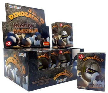 Figurka plastikowa Dinozaur w jaju JAJO ROSNĄCY