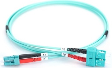 DIGITUS Patchcord światłowodowy MM OM3 LC-SC 3m